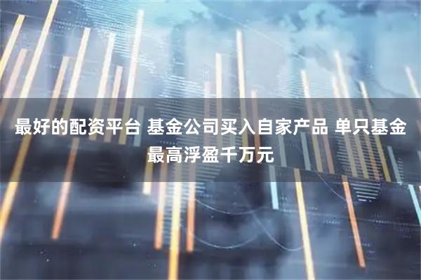 最好的配资平台 基金公司买入自家产品 单只基金最高浮盈千万元